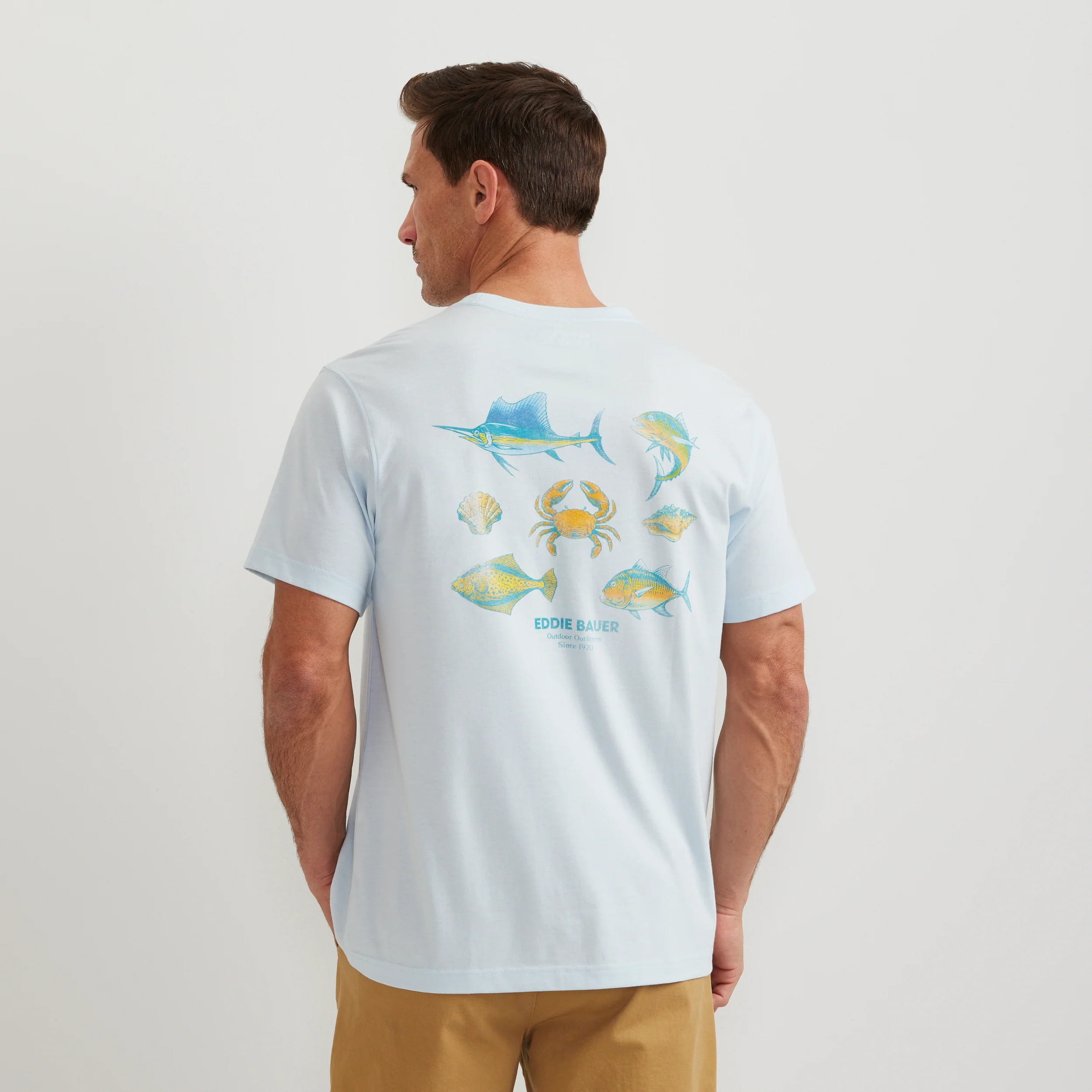 Men's EB Fish Layout T-Shirt