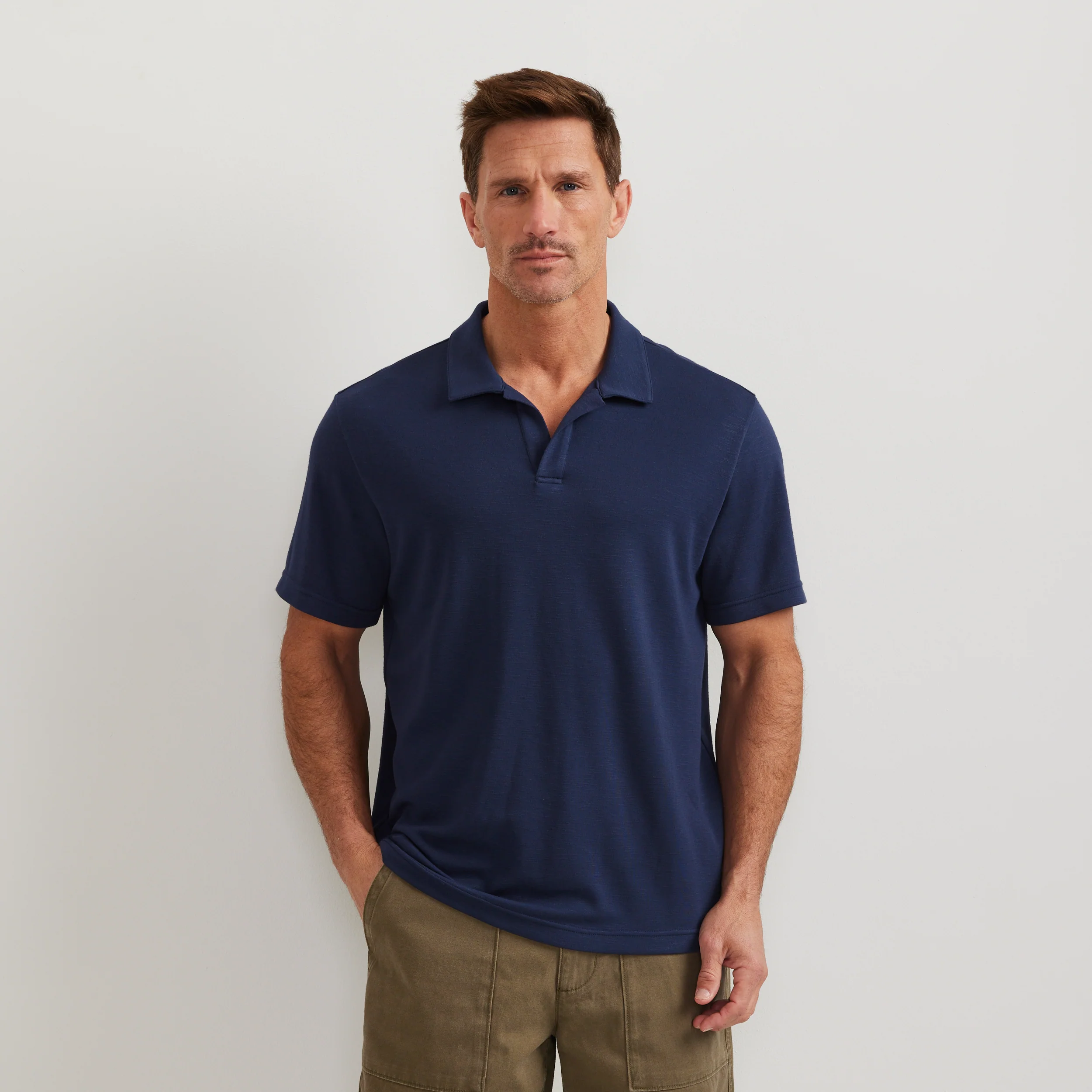 Men's Short Sleeve Journey Modal Polo Shirt