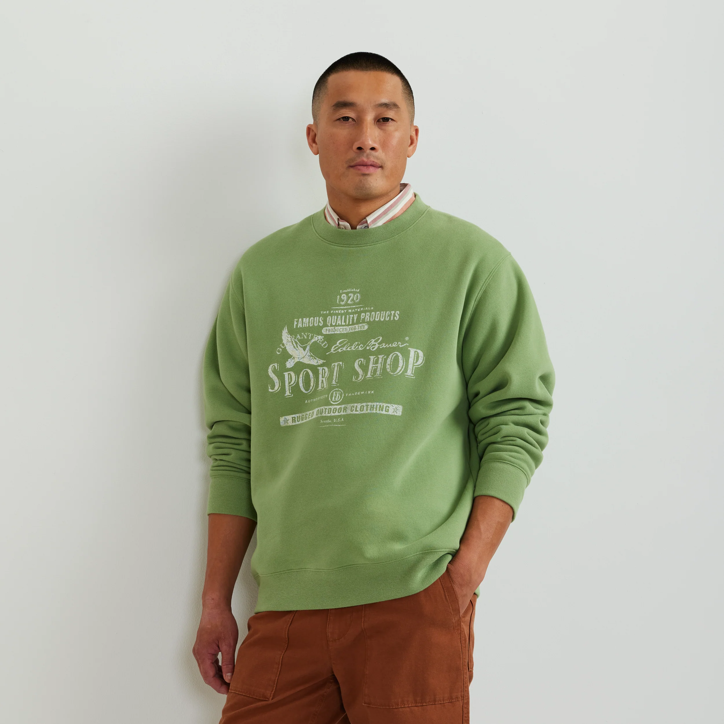Men's Vintage Soft Sport Shop Crew