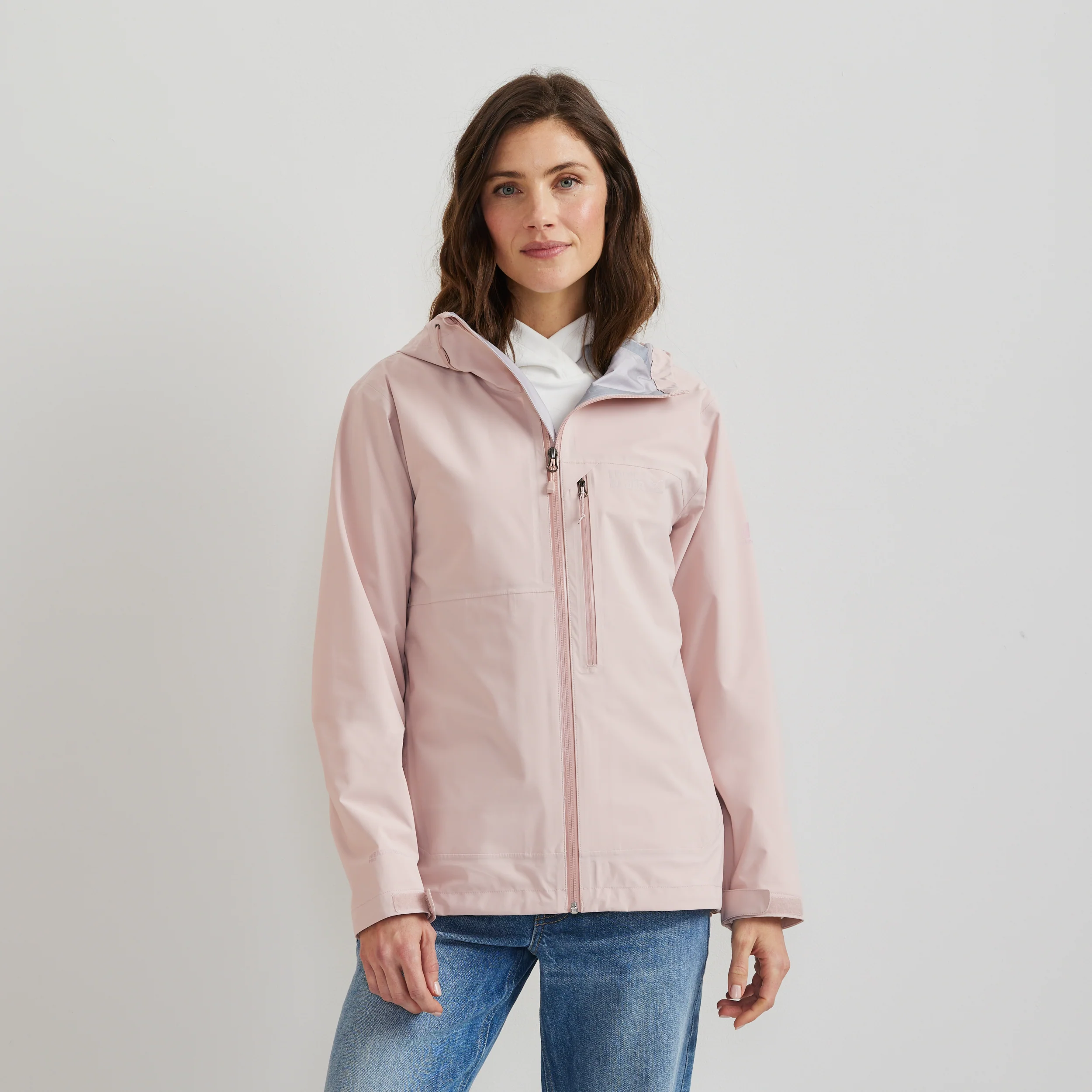 Women's Cloud Cap 3L Waterproof Stretch Hooded Rain Jacket