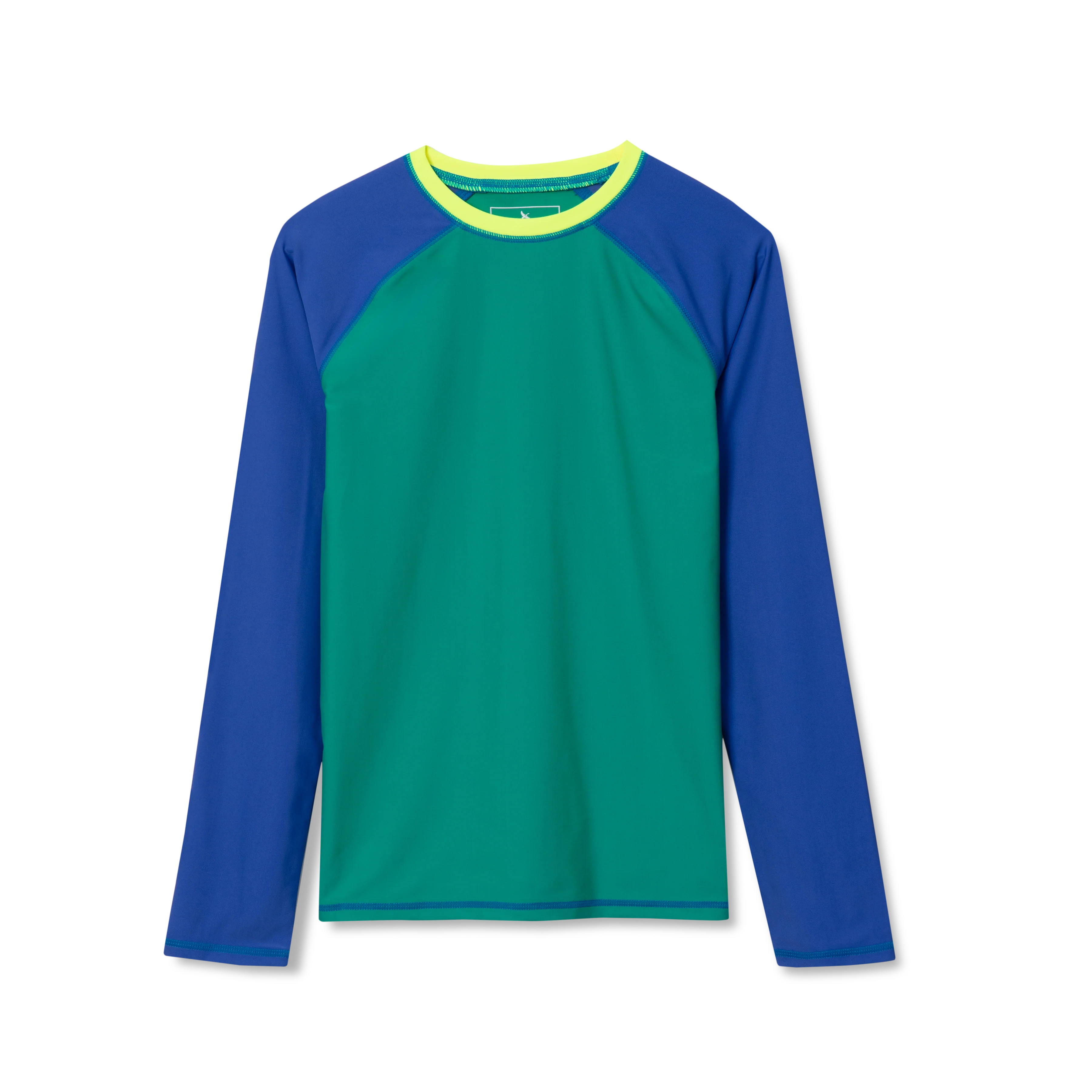 Boys Sea Spray Colorblock LS Rashguard