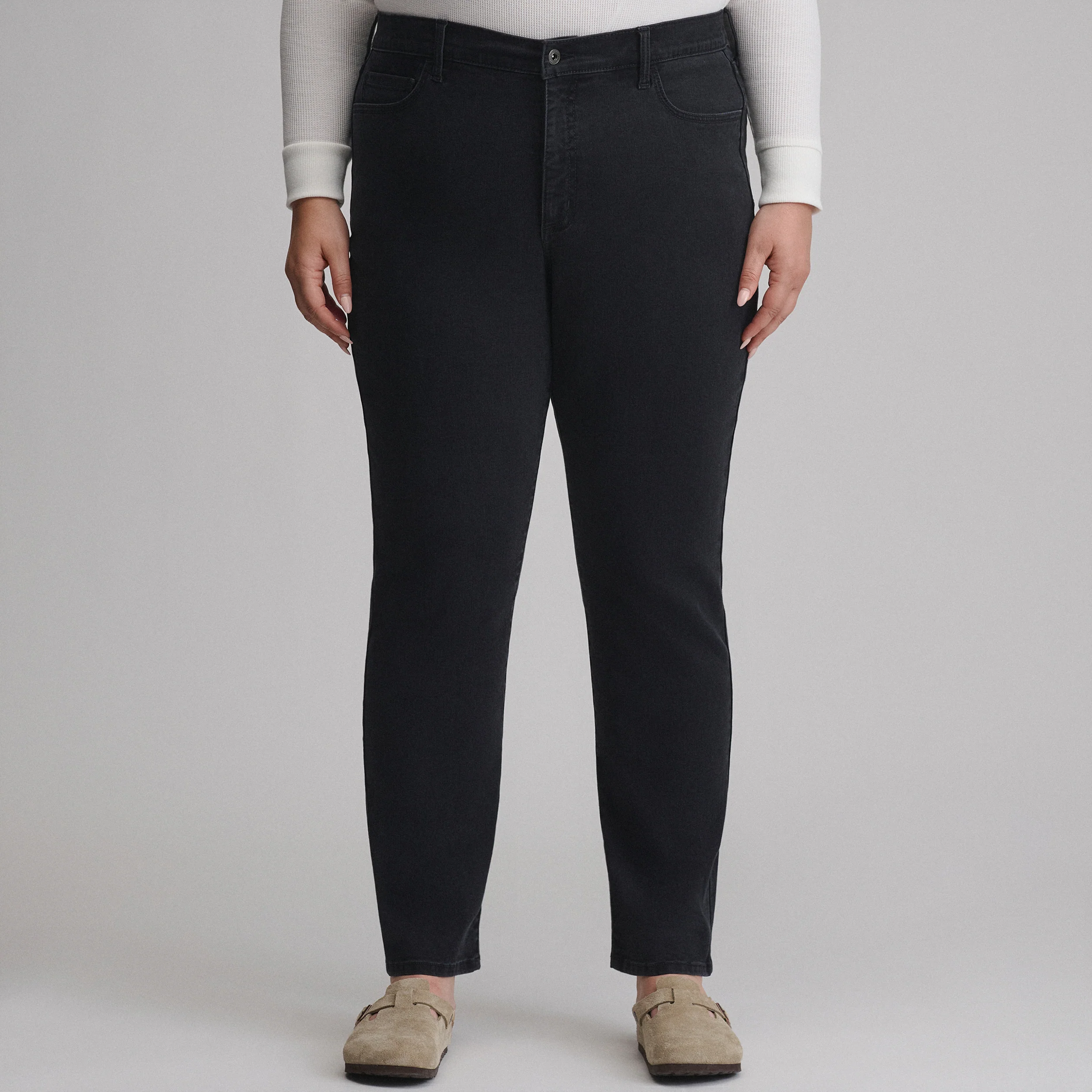 Women's Venture Stretch High-Rise Straight Leg Jeans
