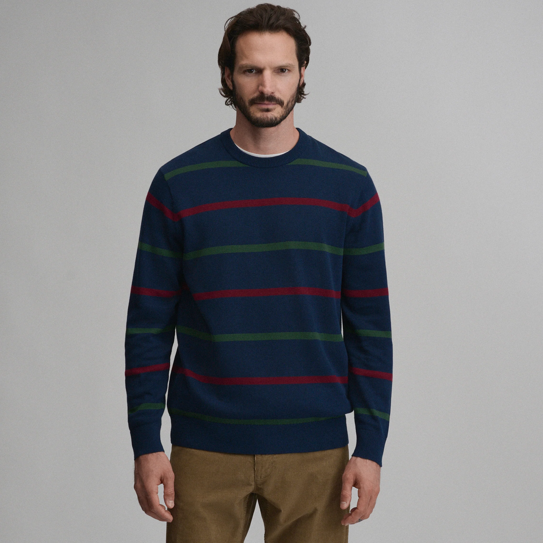 Men's Classic Crew Stripe Sweater