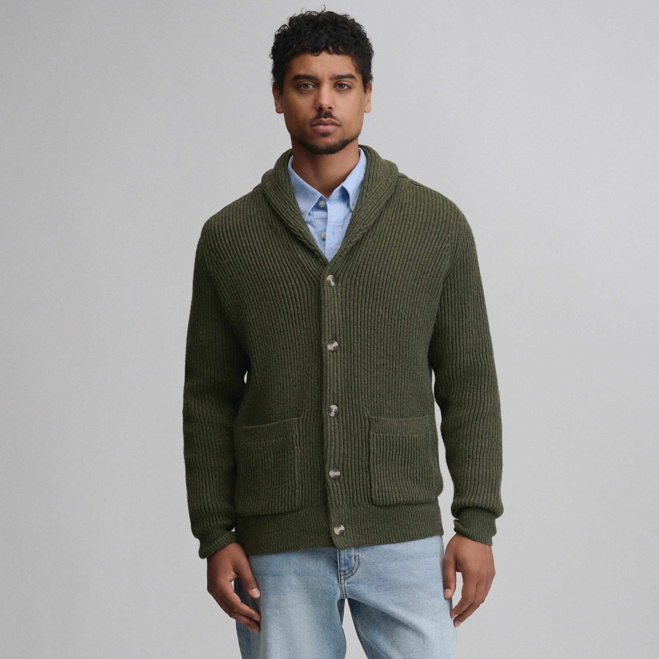 Men's Fletcher Bay Shawl Collar Cardigan Sweater