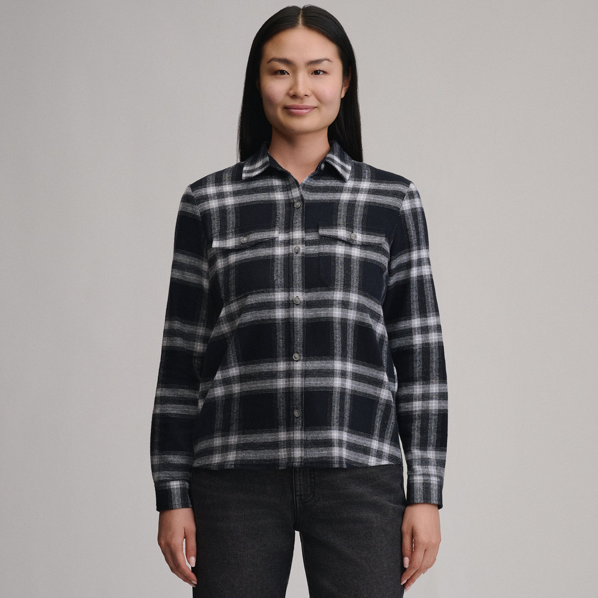 Women's Long-Sleeve Heritage Soft Classic Flannel Shirt