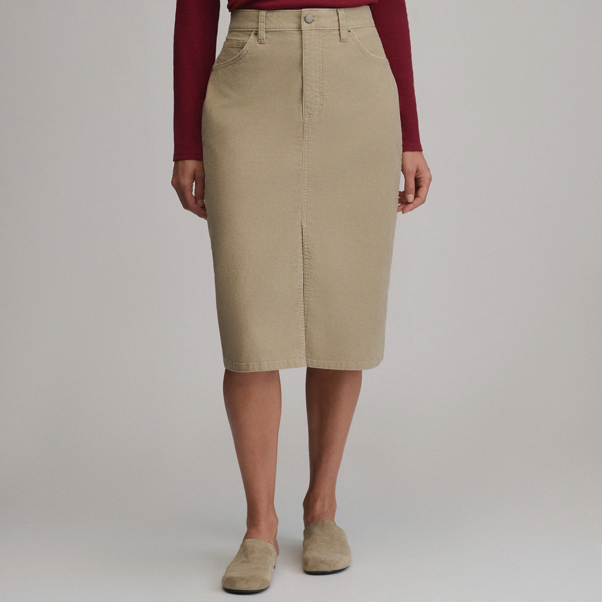 Women's Corduroy Skirt