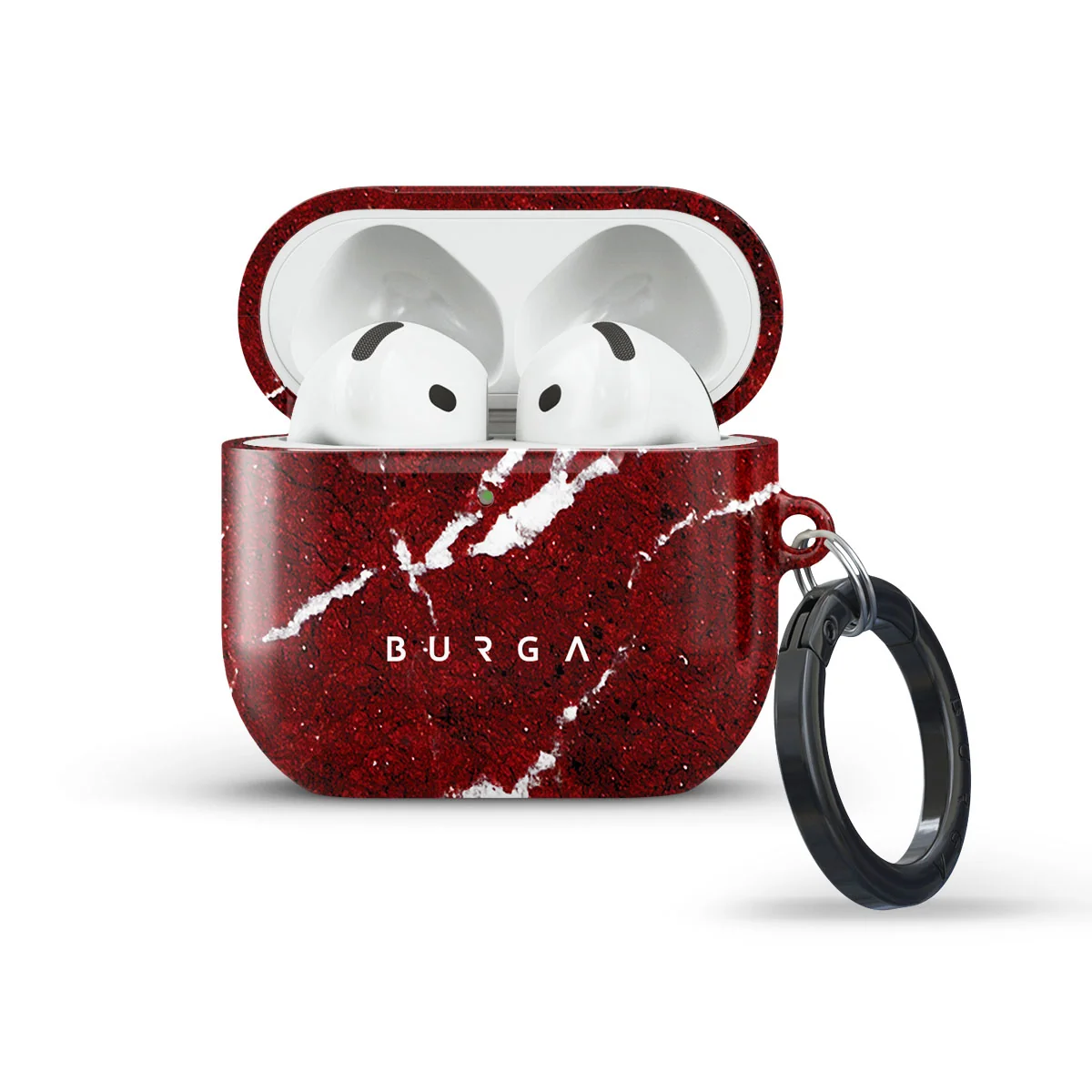 Iconic Red Ruby - Marble AirPods 4 Case