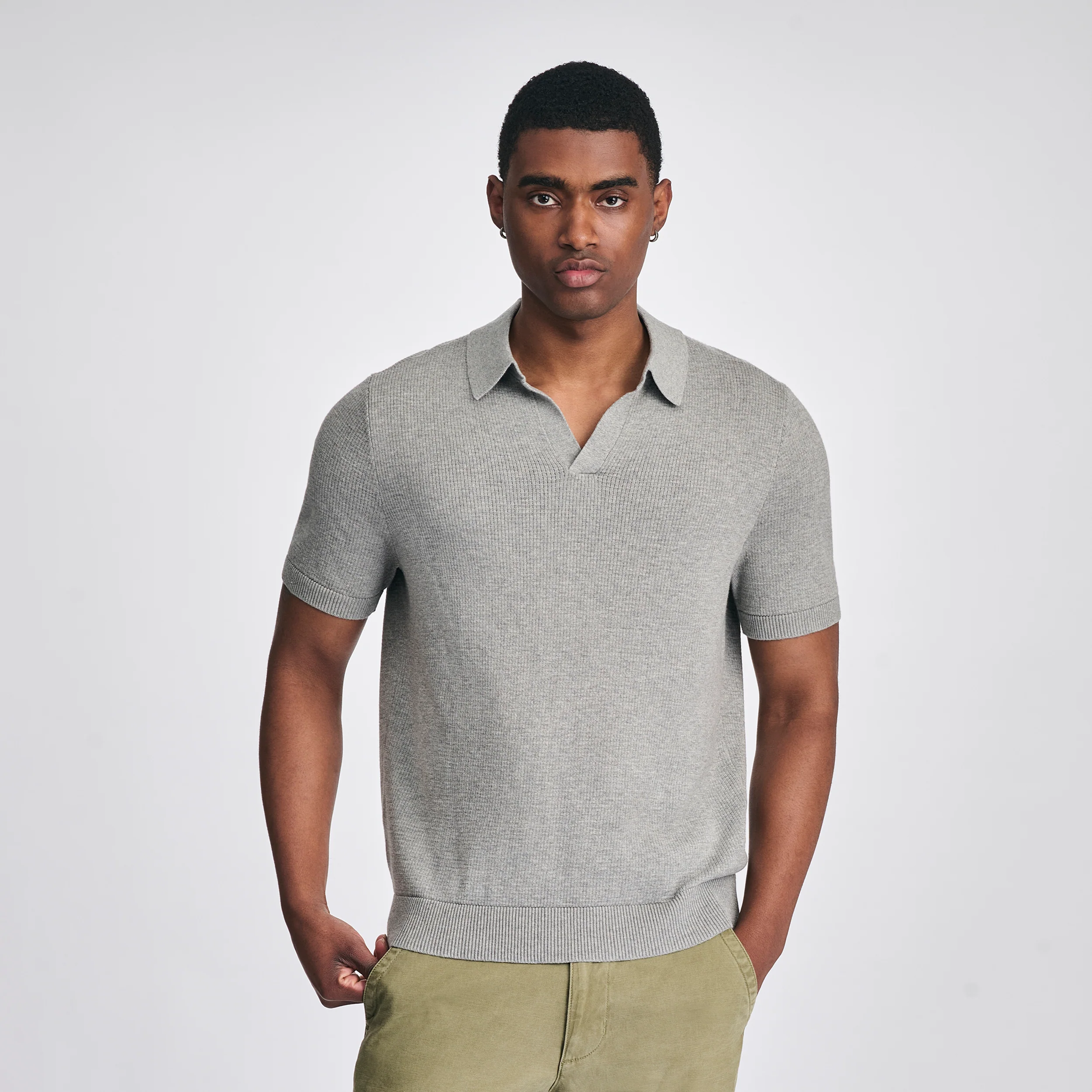 Men's SS Novelty Polo Sweater